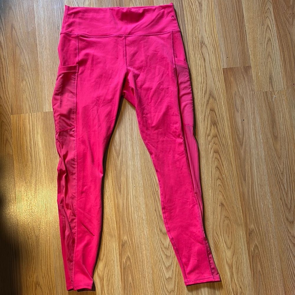 Vibrant Pink High-Waisted Leggings
